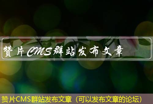 赞片CMS