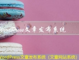 WordPress文章发布系统（文章网站系统）