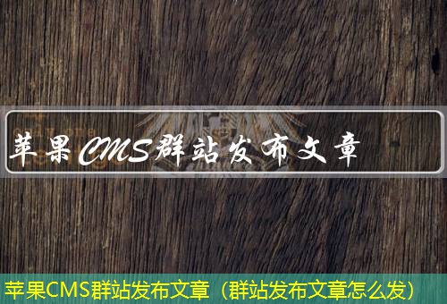 苹果CMS