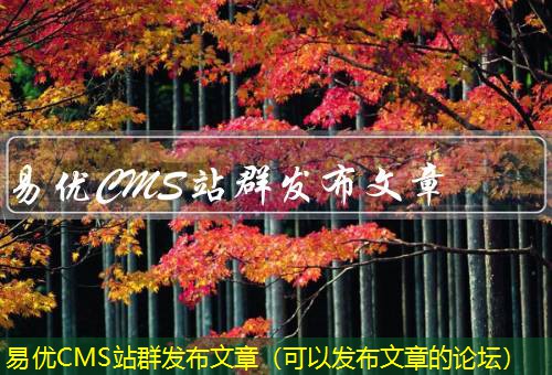 易优CMS