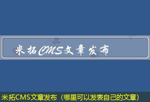 米拓CMS