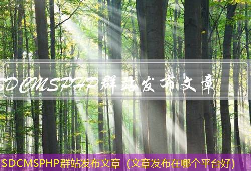 SDCMSPHP