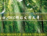 易优CMS多网站发布文章（写文章的网站）